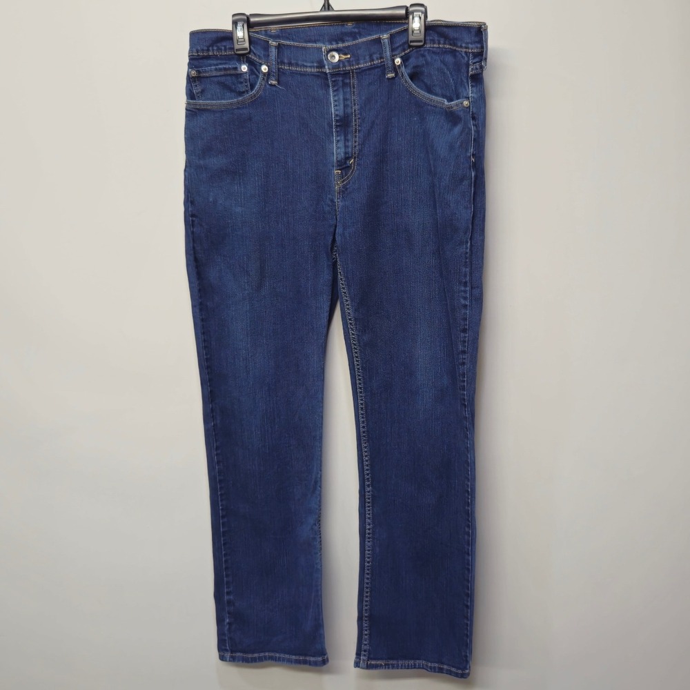 Levi's 514 Jeans Men Size 38x32 Dark Wash Straight Fit Stretch Classic Capsule